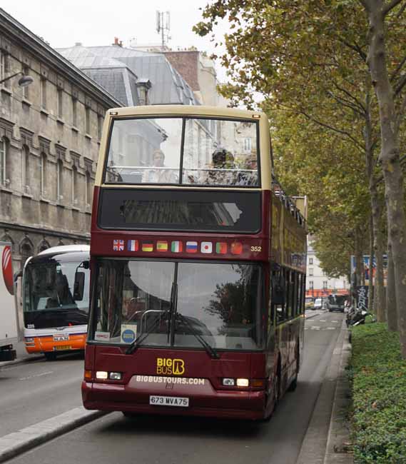 Big Bus Les Cars Rouge Volvo Citybus East Lancs Cabryolet 352